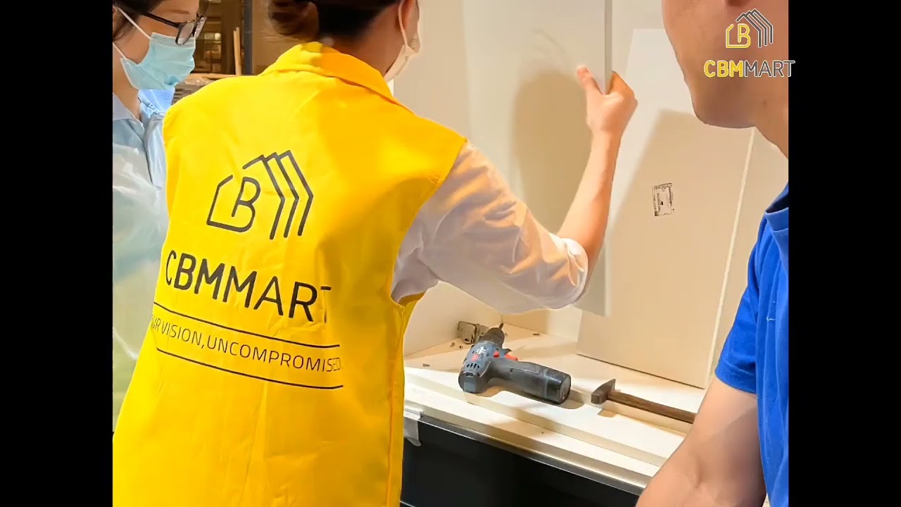 #CBMmart Shaker Style Kitchen Cabinets - YouTube