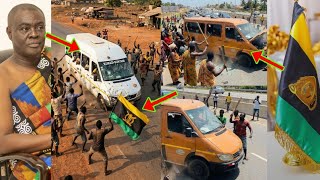 Breaking Kumasi Commercial Drivers Att In Bono Region For Hanging Asanteman Flag In Their Cars