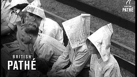 Perry Shines At Professional's Wimbledon. (1949)