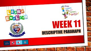 Básica Superior - Week 11 - Descriptive Paragraph