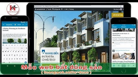Mẫu web bất động sản - WordPress