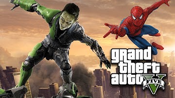 GREEN GOBLIN vs SPIDERMAN in GTA 5! Mod Gameplay!