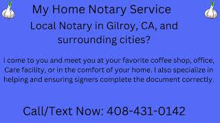 If UPS Store at 777 1st St Gilroy, CA is closed, call My Home Notary Service, by Manuel Puga