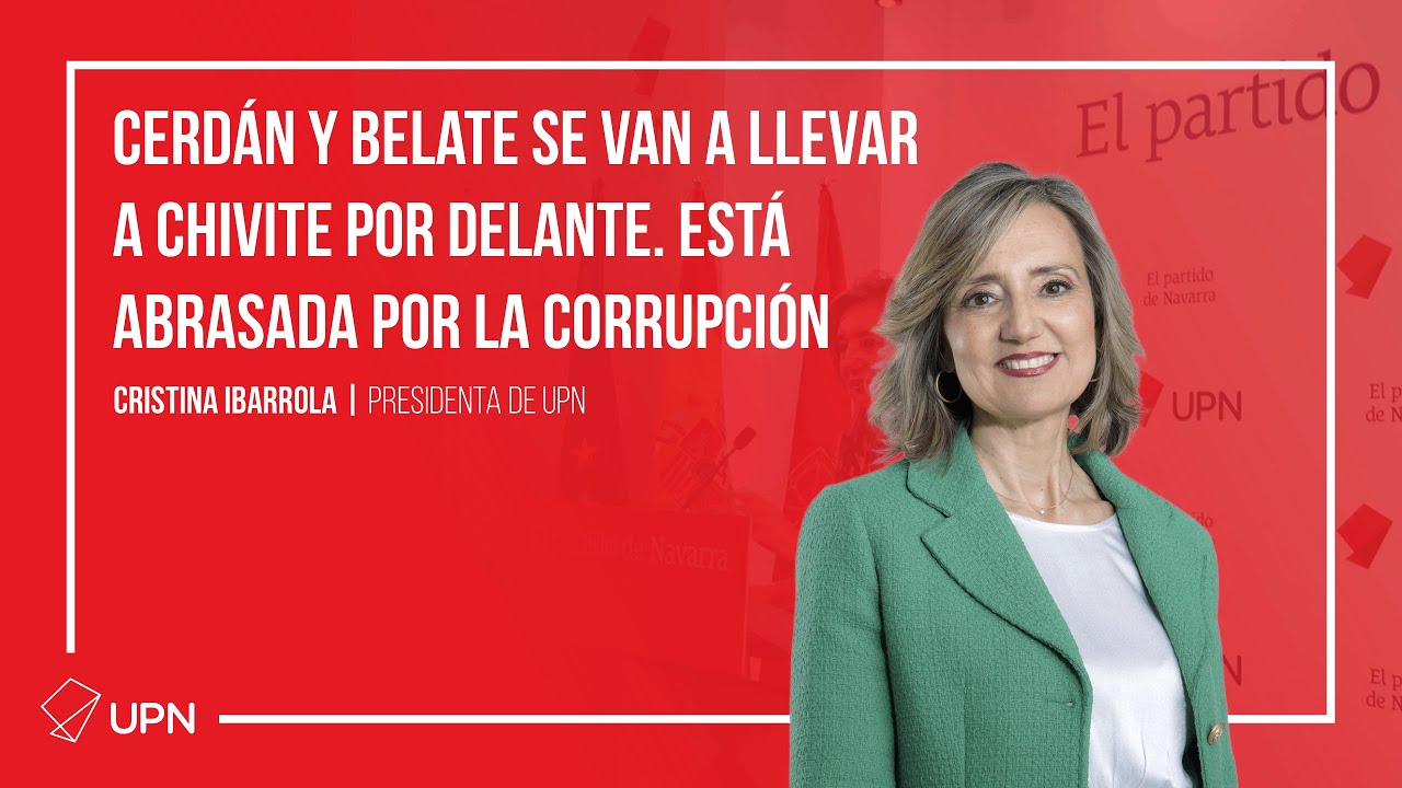 CORRUPCIÓN - Cristina Ibarrola - "Cerdán y Belate se van a llevar a Chivite por delante"