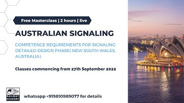 Australian Signaling Concepts New South Wales, Free Masterclass