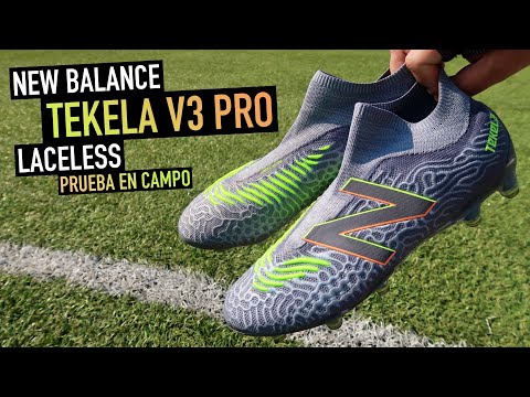 New Balance Tekela 3 - Estas botas de fútbol SON IMPRESIONANTES / Test y  Review botas sin cordones - YouTube