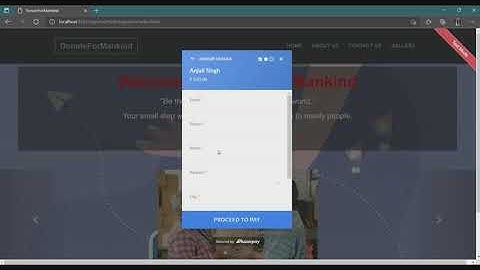 #Task3 | Payment Gateway Integration | The Sparks Foundation | Grip July21