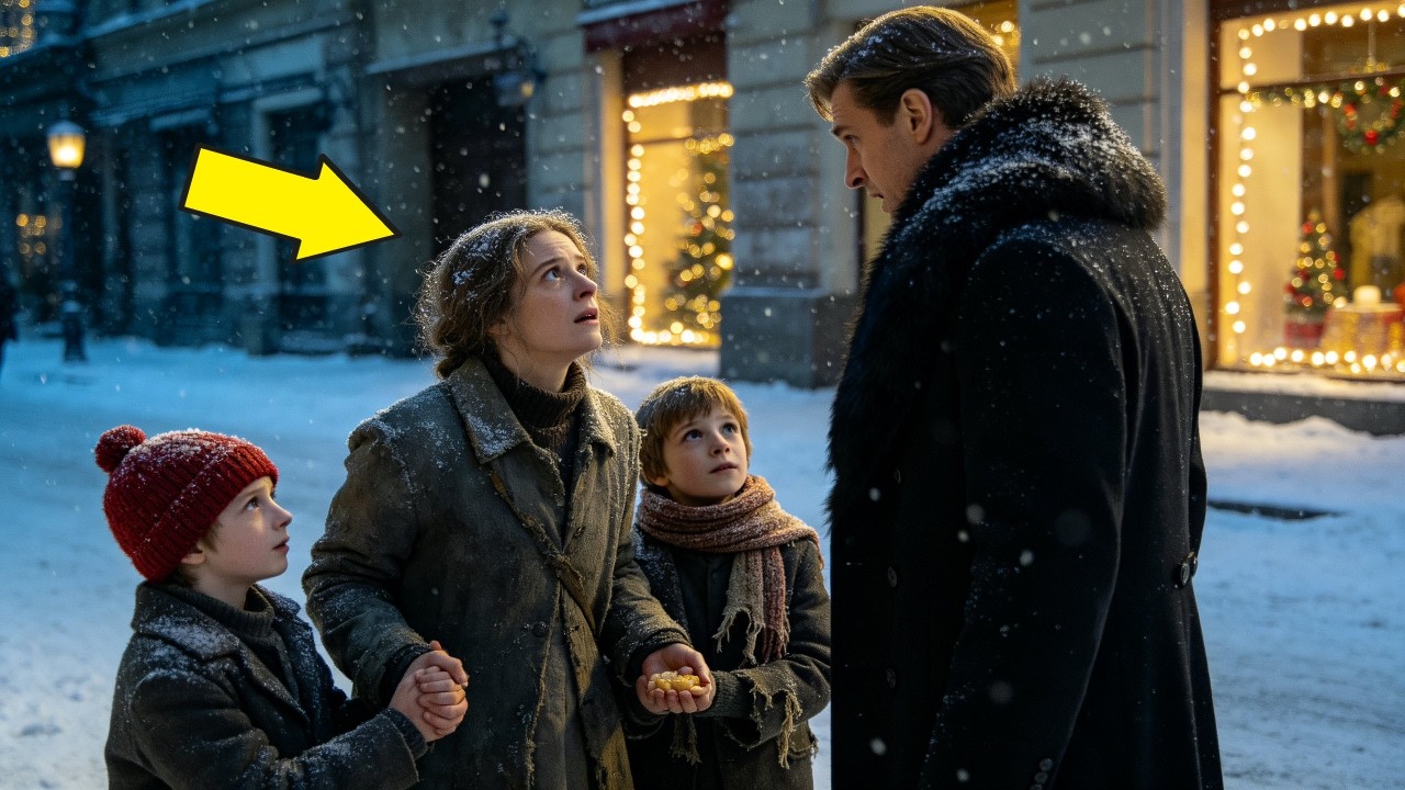 An Heiligabend bittet eine Mutter mit Zwillingen um Essen was der Millionär erfährt, erschüttert ihn