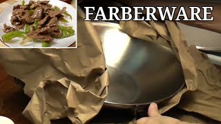 Unboxing A Rare Farberware Stainless Steel Wok And First Cook 1980S Pepper Steak Recipe