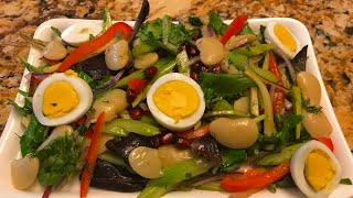 ГОТОВИМ ПОЛЕЗНЫЙ САЛАТ С ДОБАВЛЕНИЕМ КРУПНОЙ ФАСОЛИ! HEALTHY SALAD ГОТОВИМ ПОЛЕЗНЫЙ САЛАТ С ДОБАВЛЕНИЕМ КРУПНОЙ ФАСОЛИ! HEALTHY SALAD