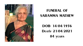 FUNERAL OF SARAMMA MATHEW