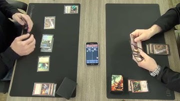 FNM 04-03-15 DTK Standard Round 1 Tim 4 Color Superfriends vs Jason Monored Aggro Game 1