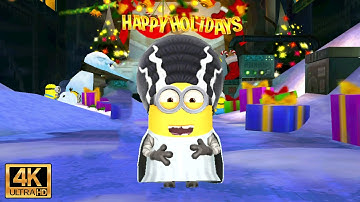Minion Rush Running Game 2023 - Bride of Frankenstein Minion on a special mission at Holiday Lab| 4K
