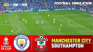 Manchester City vs Southampton FC | FA Cup | PES 21 Simulation