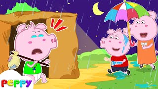 Piggy, Please Don&#39;t Leave Home - Peppy Pig Take Care Baby | Peppy Family Kids Cartoon