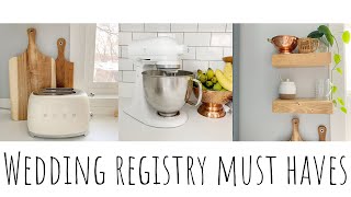 WEDDING REGISTRY | what to register for & my favorite must haves!