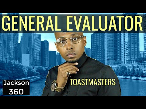 Being General Evaluator with Toastmasters #toastmaster #generalevaluator