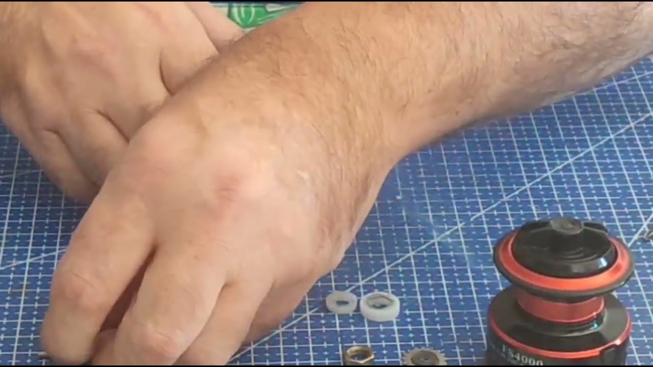 Como incorporar RODAMIENTOS a un CARRETE de pesca