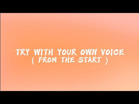 TRY WITH YOUR OWN VOICE 💙🎤 | FROM THE START | LYRICS |