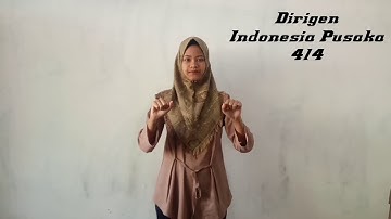 Dirigen lagu "INDONESIA PUSAKA 4/4" - Mata kuliah "Seni Musik" - Universitas Kanjuruhan Malang