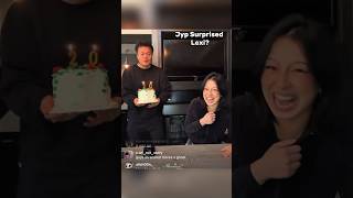 Jyp Surprised Lexi With Birthday Cake jyp girlset kpop