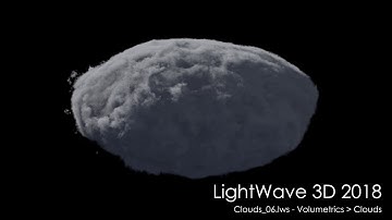 LightWave 3D 2018: Clouds 06 scene rendered