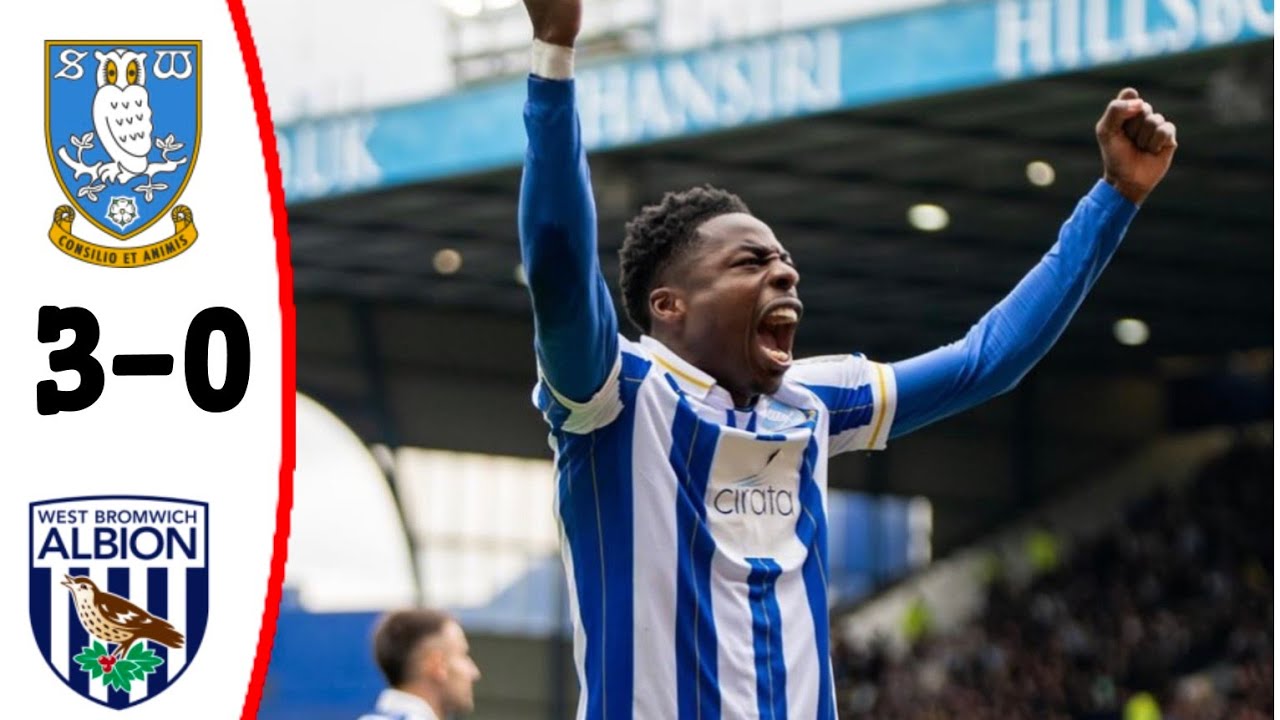 Video highlights for Sheffield Wednesday 3-0 West Brom