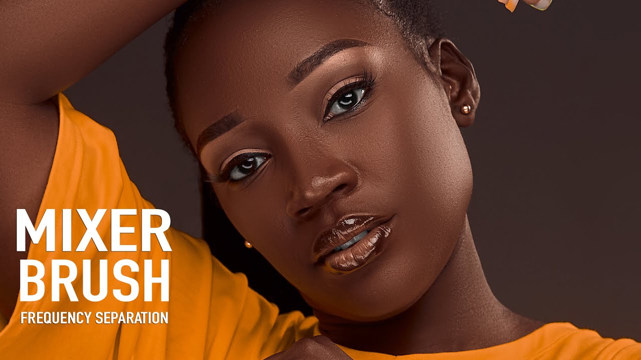 Mixer Brush Tool Explained For Skin Retouching In Photoshop | Frequency Separation Tutorial