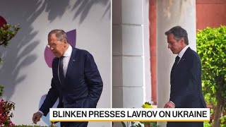 Blinken Pressed Lavrov in Rare But Brief Meeting at G-20 Summit