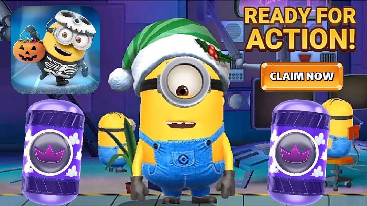 Minion rush Santa Carl #minions minionrush - YouTube