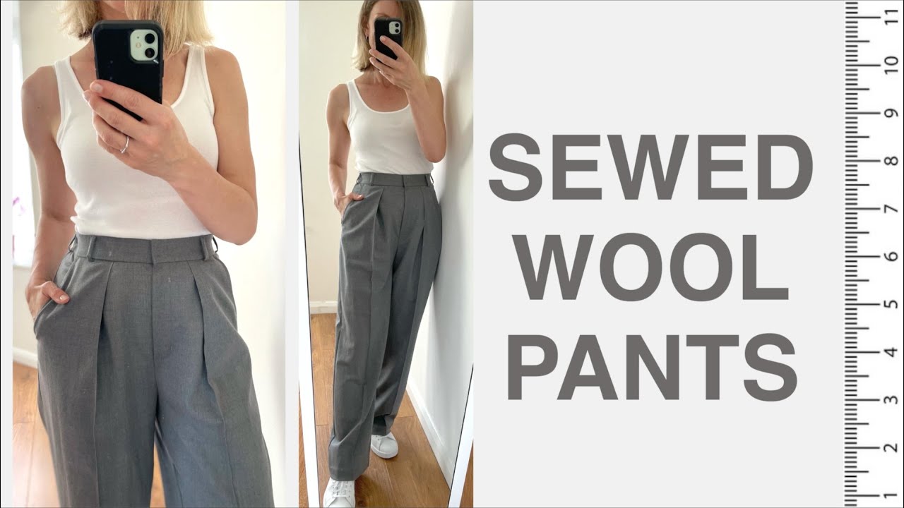 I sewed new wool grey pants ☑️ - YouTube display picture 1