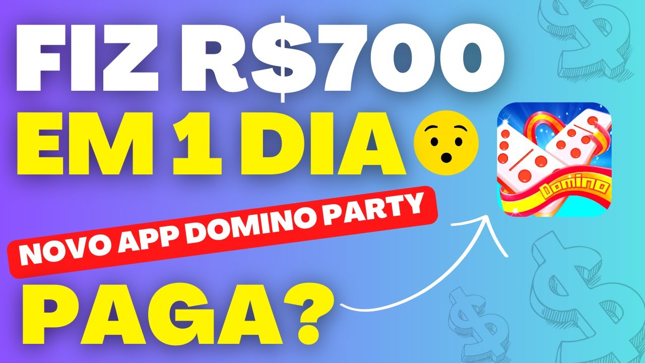 Saque R$1,09 por Minuto😱] Lançou APP para GANHAR DINHEIRO de Verdade  Jogando Dominó (Ganhe Rápido) 