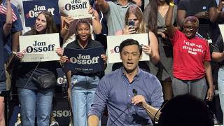 Ossoff rallies supporters in Midtown as Georgia Senate race enters final months