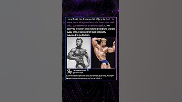 Larry Scott, the first-ever Mr. Olympia, built his iconic arms with preacher curls.
