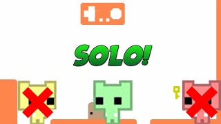 Playing the solo levels in Pico Park!
