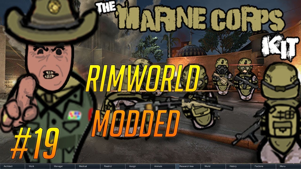 Rimworld Marine Corps kit mod Episode 19 Marine corps kit modded