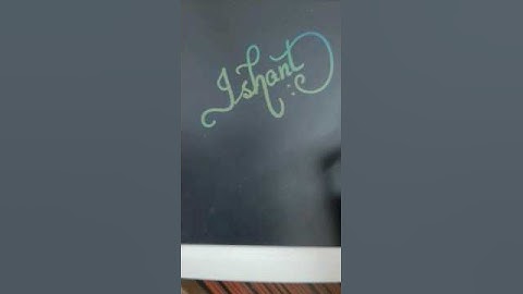 #ishant for you...hope you like it...Comment your cute name or initials 😊