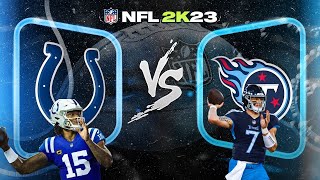 NFL 2k23 | Titans vs Colts | NFL 2k5 Resurrected | PCSX2 | Richardson vs Levis | 4K |