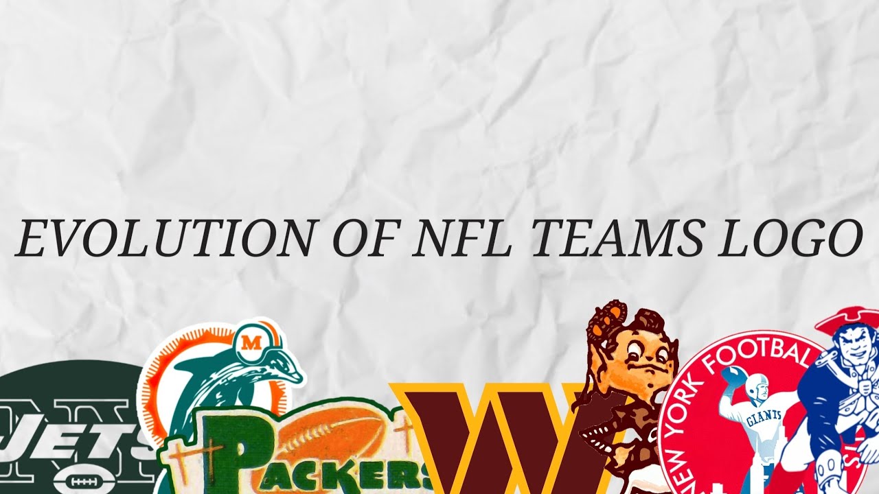 EVOLUTION OF NFL TEAMS LOGO YouTube