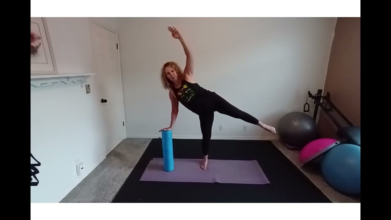 Пилатес с пенным роликом #165