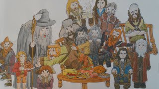 The Hobbit: speed drawing