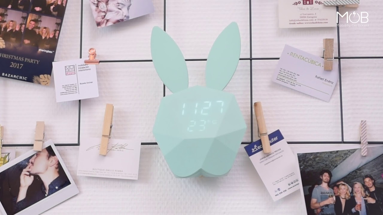 Réveil MOBILITY ON BOARD Cutie Clock Connect Bleu