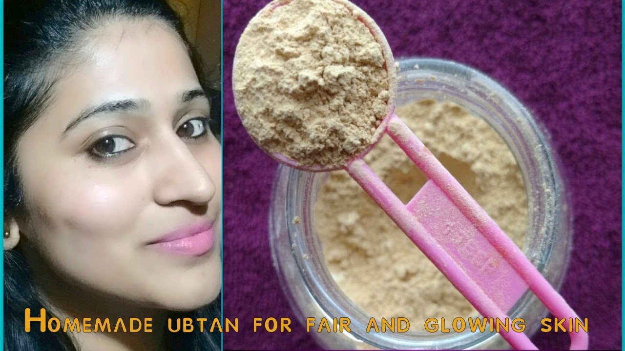 PERFECT Homemade UBTAN for Fair and Glowing skin / Daily HERBAL FACE WASH YouTube
