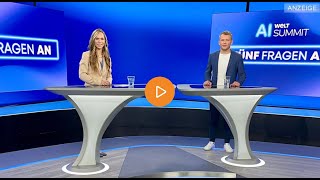 KI Moderation / Moderatorin für KI Ilka Groenewold im Gespräch mit SAP - Philipp Herzig - in Berlin