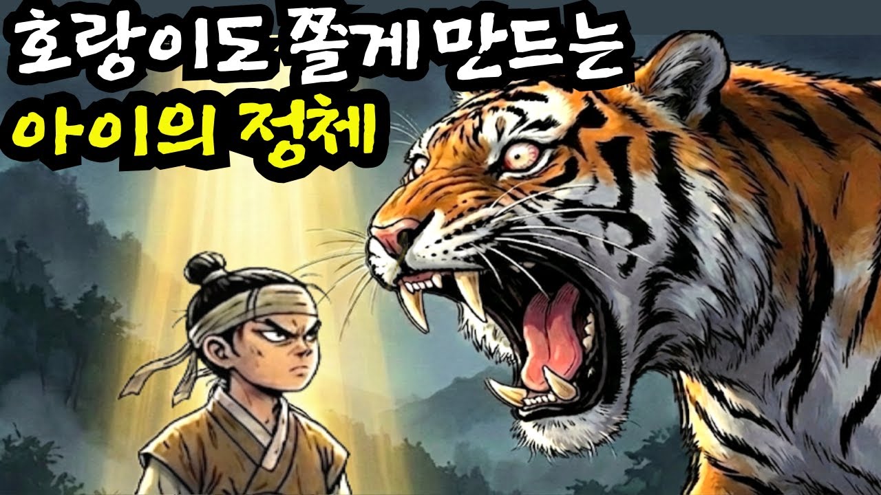 호랑이 젖 먹고 자란 아이의 소름 돋는 정체, 산군이 눈을 깔아버린 이유 | 야담 설화 전설 민담 옛날이야기