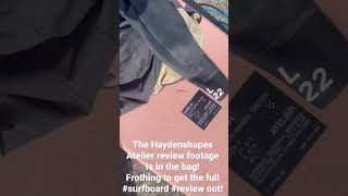 Famous Haydenshapes Atelier review footage is in the bag! #Surfboard #review #comingsoon ✌️ Wealth