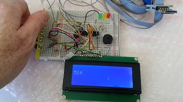 I2C Port expander with LCD screen and click encoder