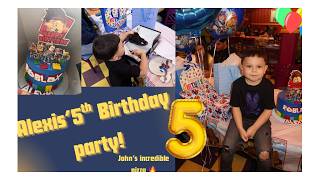 Alexis 5th Birthday Party Vlog 🎉 at John"s incredible Pizza !🎮+ FUN GAMES!#dailyvlog #birthday 