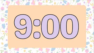 9 Minute Easter Spring Pastel Flower Timer (Fun Percussion Tones at End, No Music) Net Worth