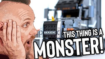 LEGO Technic Mack Anthem truck (42078) - Speed build and overview